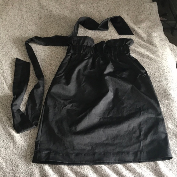 Black H&M High-Waisted Skirt with Belt - Picture 2 of 2